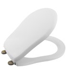 Photo: RETRO WC sedátko, bílá/bronz