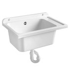 Photo: Waschbecken auf Schrank 58x38cm, Kunststoff, Weiß