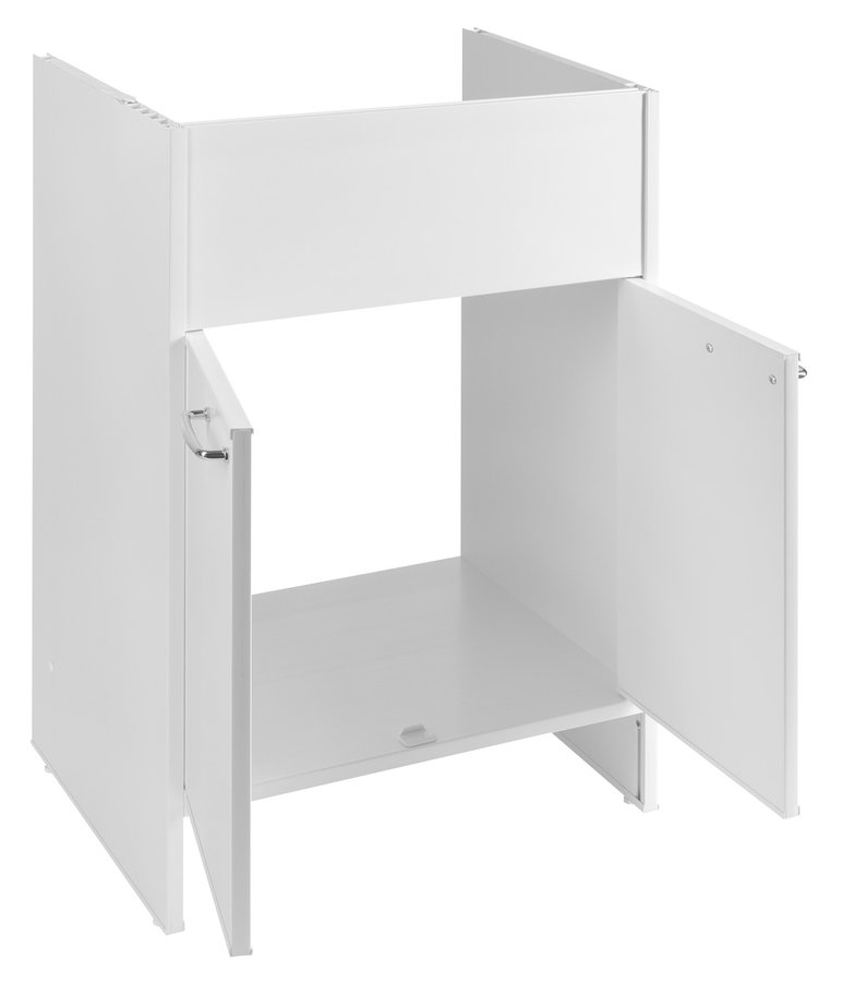 Aqualine Skříňka pod výlevku 58,2x78x38,3cm, plast, bílá PI28038