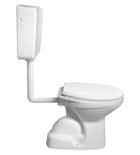Photo: WC plastová nádržka s DUAL tlačidlom, 4-8 L, biela