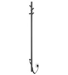 Photo: PASADOR Handtuchtrockner elektrisch, rund, 150x1500 mm, 30 W, Gun metal