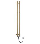 Photo: PAPINADO Handtuchtrockner elektrisch, 109x1200mm, 40W, Gold matt