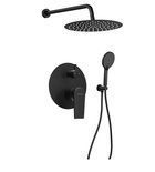 Photo: KAI Unterputz Duscharmatur mit Einhebelmischer, Drehschalter, 2 Wege, schwarz matt