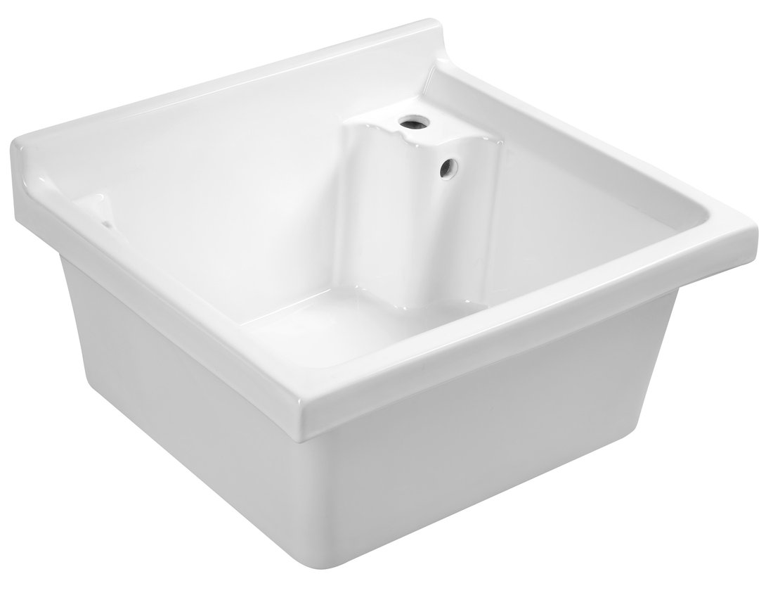 Aqualine Keramická výlevka, 62x55cm, s přepadem WH625