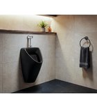 Photo: SCHWARN keramický urinál, s horným prívodom vody, čierna mat