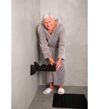 Photo: HANDICAP folding shower seat 36x25cm, black