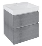 Photo: NELIO Unterschrank 56,5x60x49cm, Silbereiche