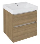 Photo: NELIO Unterschrank 56,5x60x49cm, Eiche Cuneo