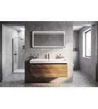 Photo: NELIO Unterschrank 96,5x44x49cm, weiß Glanz