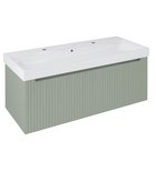 Photo: NELIO STRIP szafka umywalkowa 116,5x44x49cm, verde