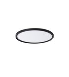 Photo: AZPO LED-Deckenleuchte, Durch. 225mm, 11,8W, 3000/4000/6000K, IP54, Schwarz matt