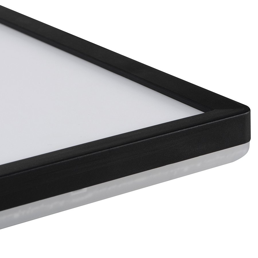 KANLUX AZPO stropní LED svítidlo, 300x300mm, 17,5W, 3000/4000/6000K, IP54, černá mat 31533