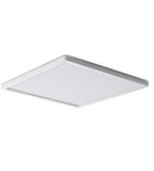 Photo: AZPO LED-Deckenleuchte 420x420mm, 22W, 3000/4000/6000K, IP54, Weiß