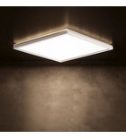 Photo: AZPO LED-Deckenleuchte 420x420mm, 22W, 3000/4000/6000K, IP54, Weiß