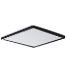 Photo: AZPO LED-Deckenleuchte 420x420mm, 22W, 3000/4000/6000K, IP54, Schwarz matt