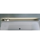 Photo: NIX nerezová vanová kapsa, 170cm, instalace do rohu