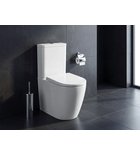 Photo: TURKU kombi WC, Vortex Rimless, spodný/zadný odpad, biela