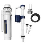 Photo: Flush system with DUAL button 49mm, bottom inlet 1/2", chrome