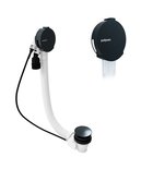 Photo: Pop Up Bath Filler Waste (L) 600mm, Plug 72mm, black matt