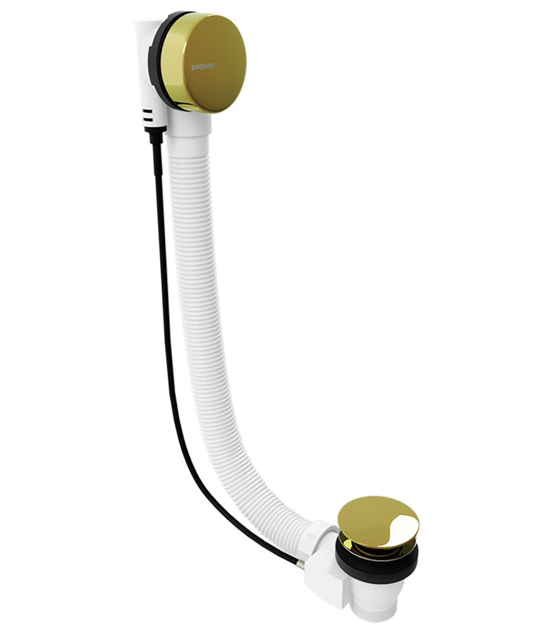 Polysan Vanová souprava, bovden, délka 1200mm, zátka 72mm, zlato 71856.90