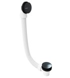 Photo: Zestaw odpływowy, klik-klak, długość 1200mm, korek 72mm, czarny mat