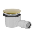 Vaničkový sifon, průměr 90mm, DN40, krytka zlato mat Photo: Vaničkový sifon, průměr 90mm, DN40, krytka zlato mat