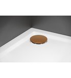 Photo: Vaničkový sifón, priemer 90mm, DN40, krytka meď mat