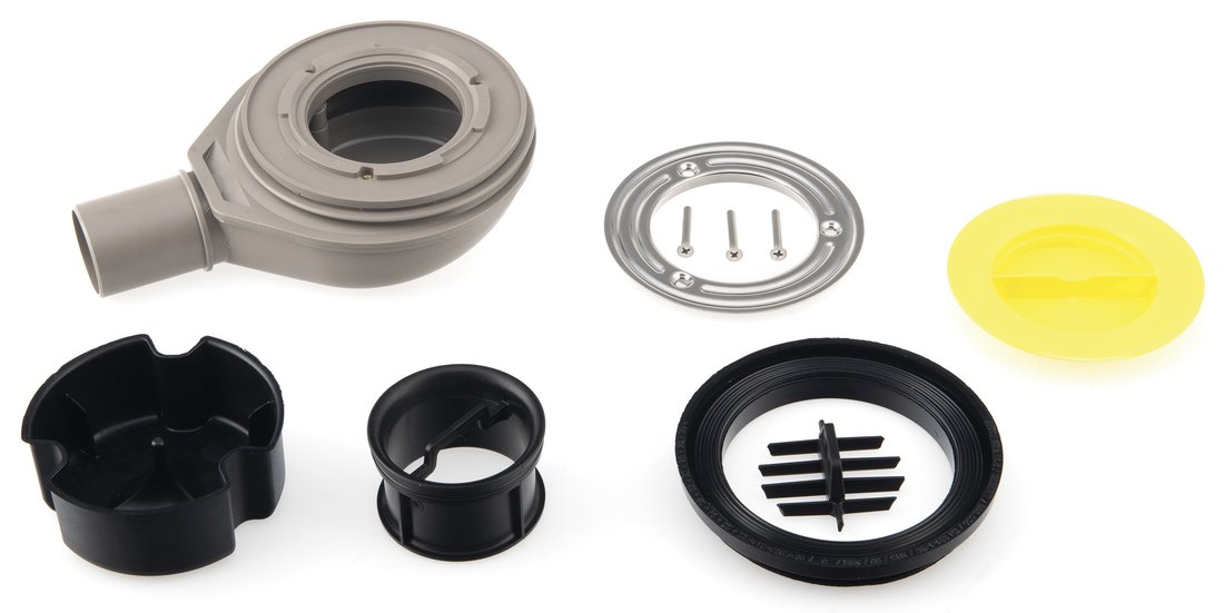 Polysan MIRAI vaničkový sifon, průměr 90mm, DN40, krytka zlato 72730G