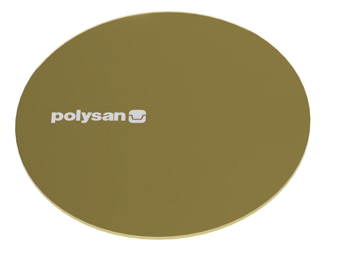 Polysan MIRAI kruhová krytka sifonu, zlato 72731G