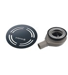 Photo: FLEXIA vaničkový sifon, průměr 90mm, DN40, kruhová krytka gun metal