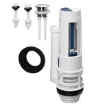 Photo: Outlet valve, dual button, chrome