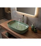 Photo: MATTEO keramické umyvadlo na desku 65x40cm, zelená mat