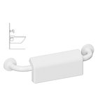 Photo: HANDICAP grab bar with backrest 500mm, white