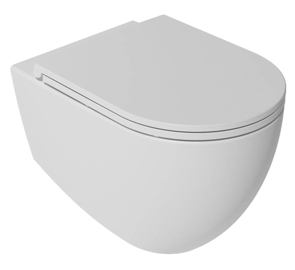 Isvea INFINITY WC sedátko, SLIM, Soft Close, Easy Take, bílá mat 40KF0201I