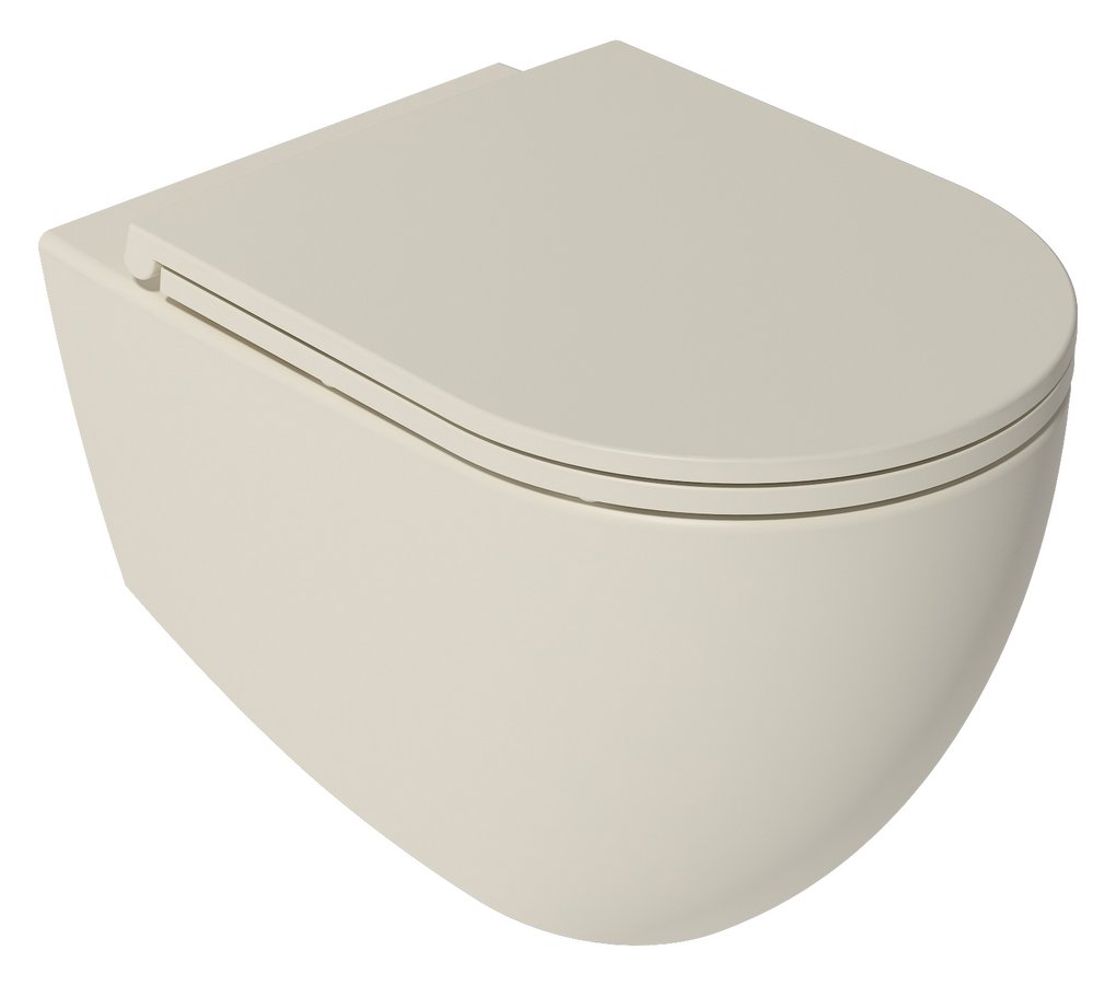 Isvea INFINITY WC sedátko, SLIM, Soft Close, Easy Take, ivory 40KF0532I