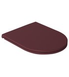 Photo: INFINITY Slim Toilet Seat, Soft Close, Easy Take, matt Maroon Red