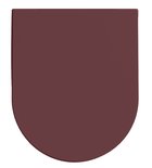 Photo: INFINITY Slim Toilet Seat, Soft Close, Easy Take, matt Maroon Red