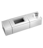 Photo: Držiak pre sprchovú tyč 30x15mm, ABS/chróm