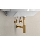 Photo: INOXMATER Waschbecken-Siphon 5/4", Ablauf 32mm, Edelstahl/Gold matt