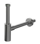 Photo: INOXMATER umývadlový sifón 5/4", odpad 32mm, nerez/gun metal