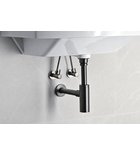 Photo: INOXMATER Waschbecken-Siphon 5/4", Ablauf 32mm, Edelstahl/Gun metal