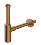 Photo: INOXMATER umývadlový sifón 5/4", odpad 32mm, nerez/meď mat