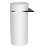 Photo: OASIS freestanding ceramic washbasin 40x89x48cm, wall shelf, white matt