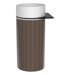 Photo: OASIS freestanding ceramic washbasin 40x89x48cm, wall shelf, white/oak Pimento