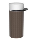 Photo: OASIS ceramic freestanding washbasin 40x89x52cm, shelf for space, white/oak Pimento