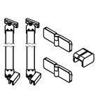 Photo: GLOBE Door- and side panel components, chrome, left