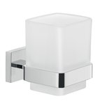 Photo: ELBA sklenka, mléčné sklo, chrom