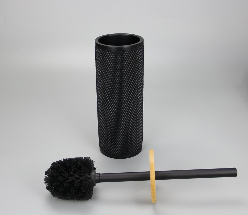 Aqualine NOIR WC štětka na postavení, černá N6035