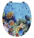 Photo: FUNNY toilet seat with ocean print