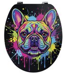 Photo: FUNNY toilet seat with dog print